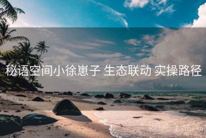 秘语空间小徐崽子 生态联动 实操路径