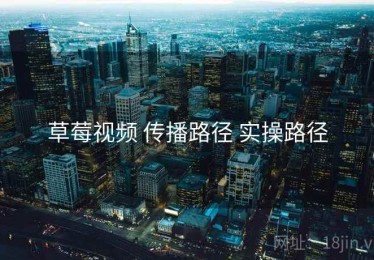 草莓视频 传播路径 实操路径