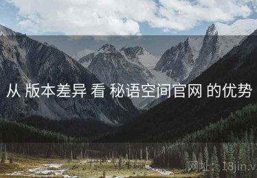 从 版本差异 看 秘语空间官网 的优势