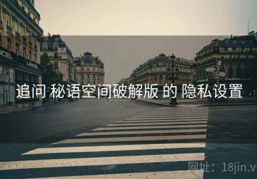 追问 秘语空间破解版 的 隐私设置
