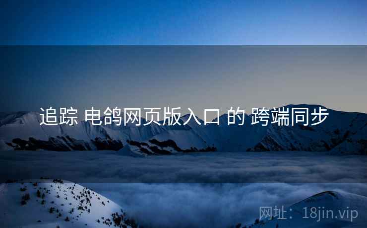 追踪 电鸽网页版入口 的 跨端同步