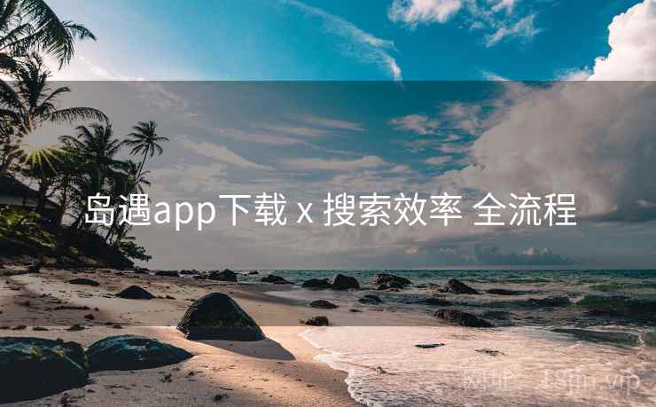岛遇app下载 x 搜索效率 全流程