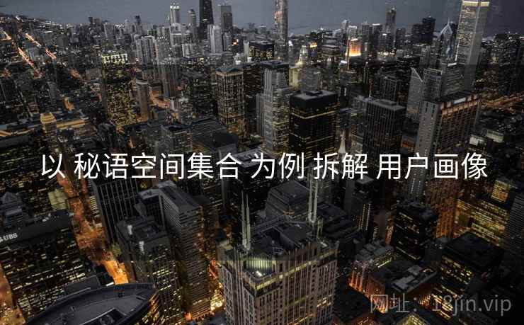 以 秘语空间集合 为例 拆解 用户画像