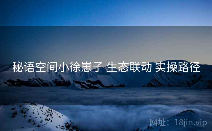 秘语空间小徐崽子 生态联动 实操路径
