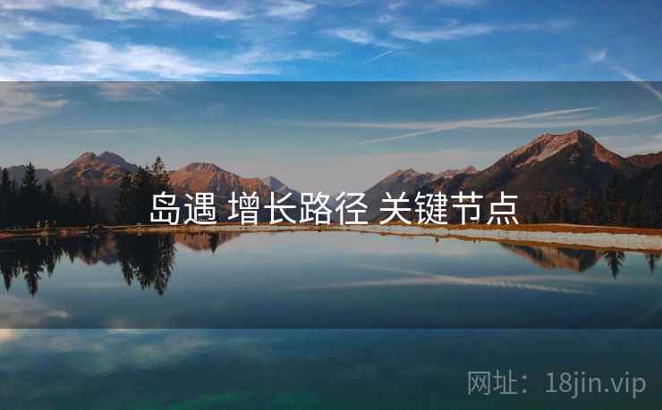 岛遇 增长路径 关键节点